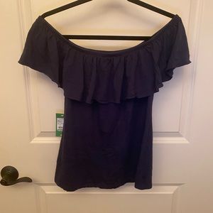 Lilly Pulitzer La Fortuna top in navy. Brand new with tags